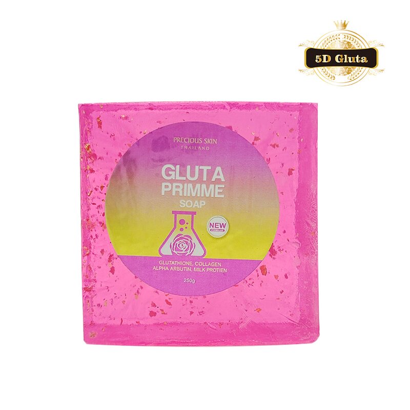 Gluta Primme Soap - Manufacturer Thailand Collagen Milk 5 Days Fast Action 250g