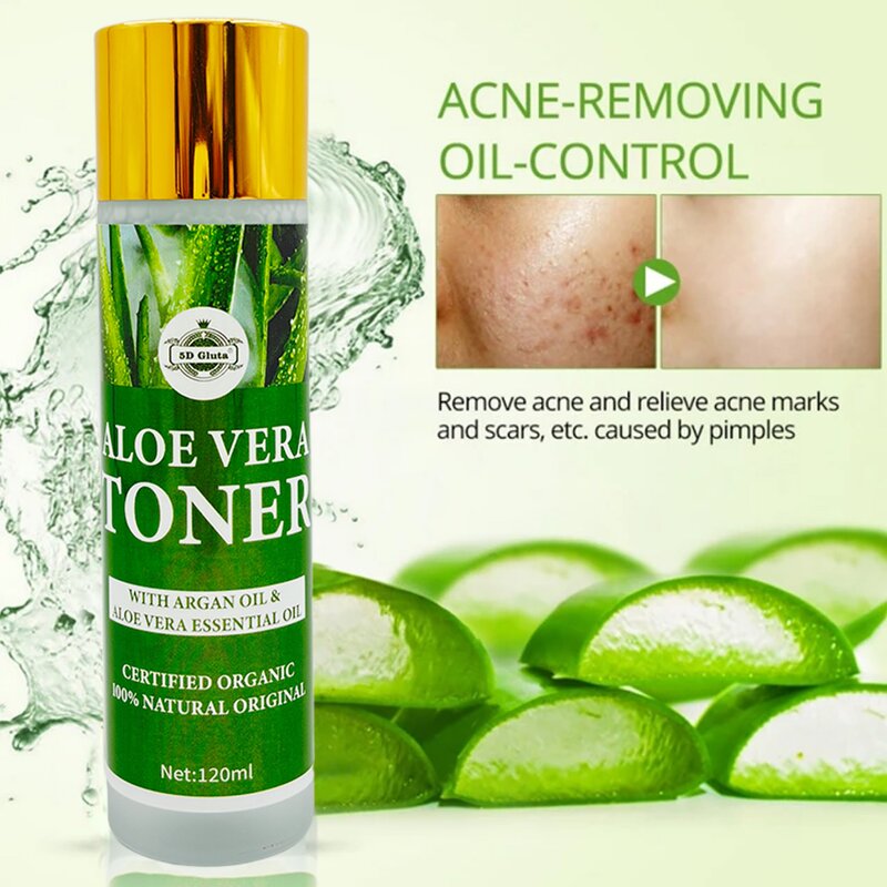 Aloe Vera Toner - Manufacturer OEM Private Label Repair Itching Swelling Acne Scar