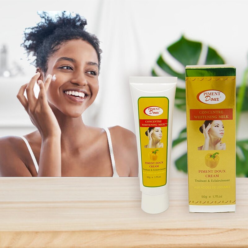 Piment Doux Cream - Manufacturer 5 Days Concentre Whitening Milk Legumes Acids Dryness
