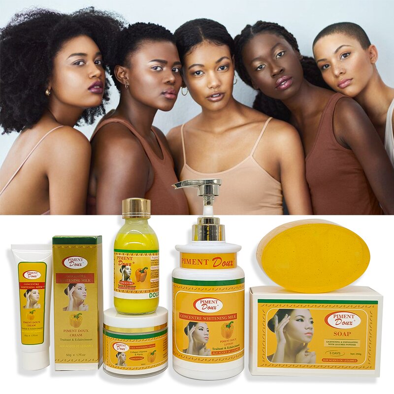 Piment Doux Set - Manufacturer 5 Days Lightening Exfoliating Legumes Powder Blemishes