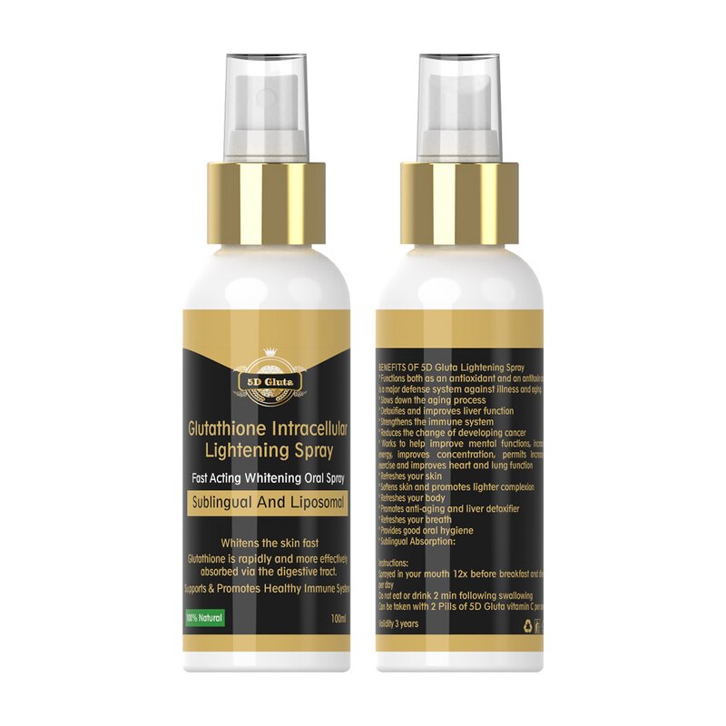 5D Gluta Oral Spray - Manufacturer OEM Private Label Intracellular Lightening Fast