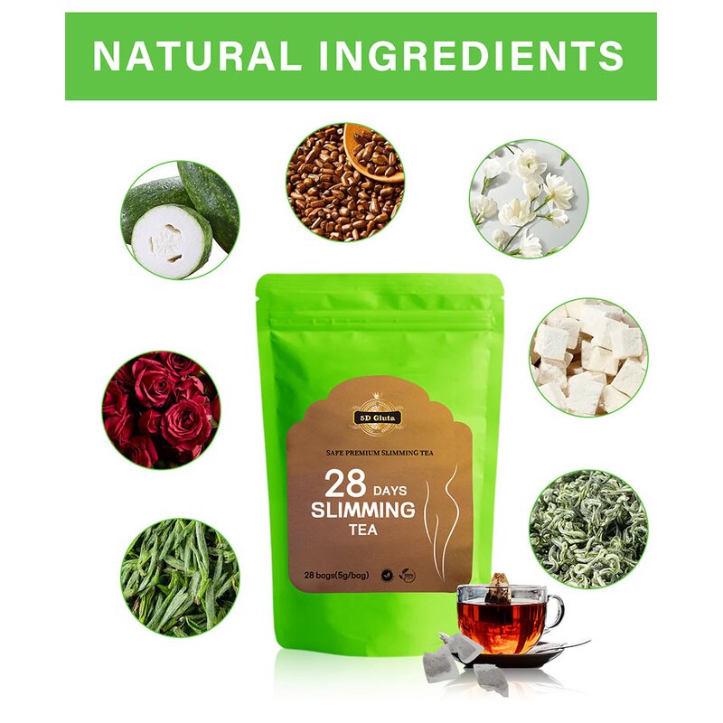 Slim Detox Tea - Manufacturer Natural Organic 28 Days Flat Tummy Fit Tea Private Label