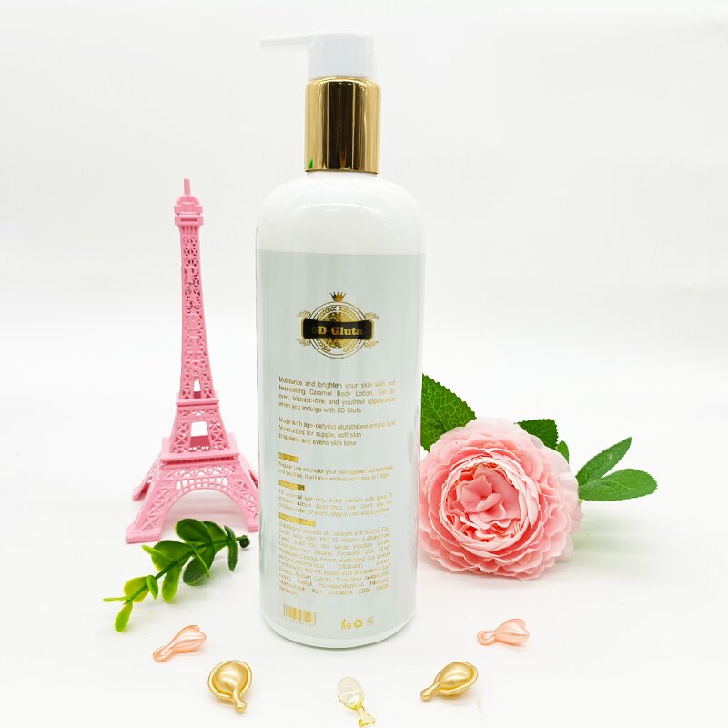 5D Gluta Lotion - Manufacturer Caramel Vitamin C Collagen Dark Skin Pigmentation