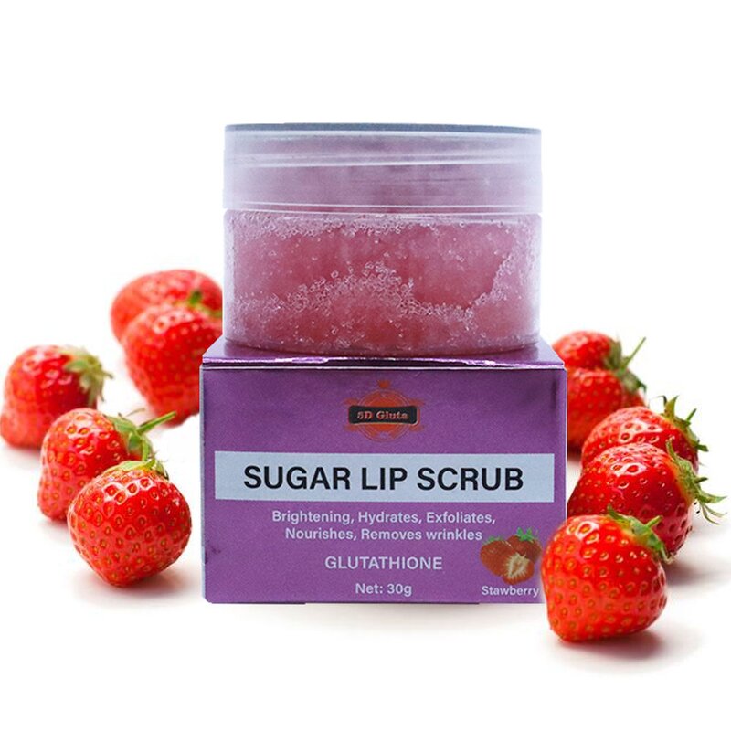 Strawberry Lip Scrub - Manufacturer Wholesale Moisturizing Private Label Sleeping Balm