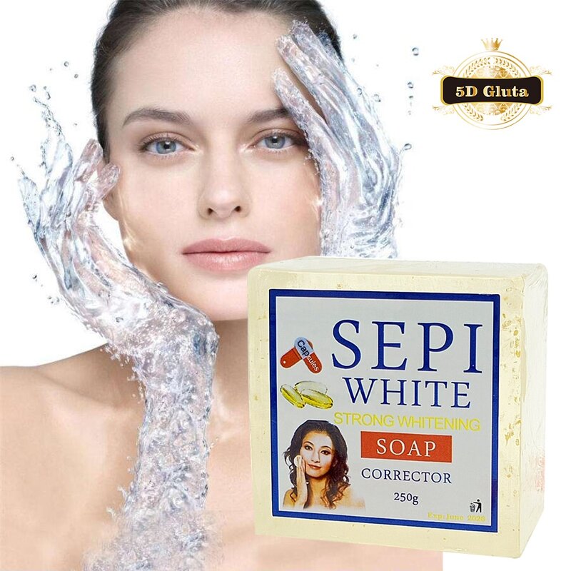 Sepi White Soap - Manufacturer 5D Gluta Strong Whitening Corrector Even Tone Nourishing