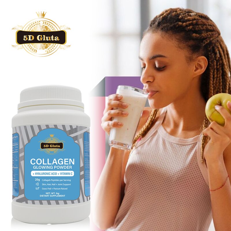 5D Gluta Collagen Powder - Manufacturer 1KG Whey Vitamin C Repair Organic Drink