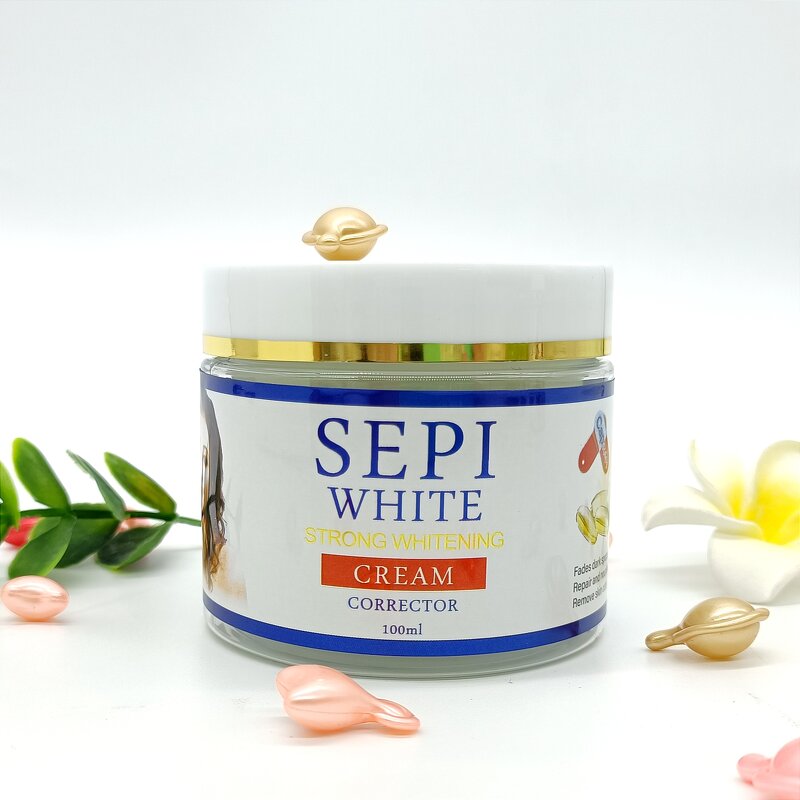 5D Gluta Sepi White Cream - Manufacturer Strong Whitening Corrector Even Tone Nourishing