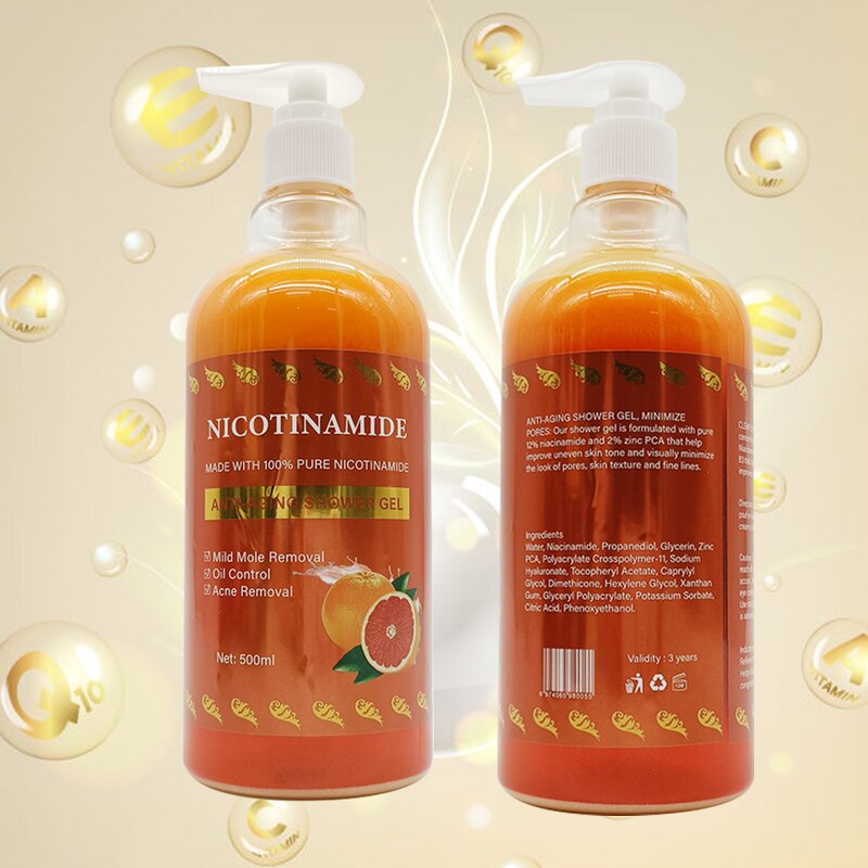 5D Gluta Shower Gel - Manufacturer Nicotinamide 100% Pure Whitening Anti Wrickles