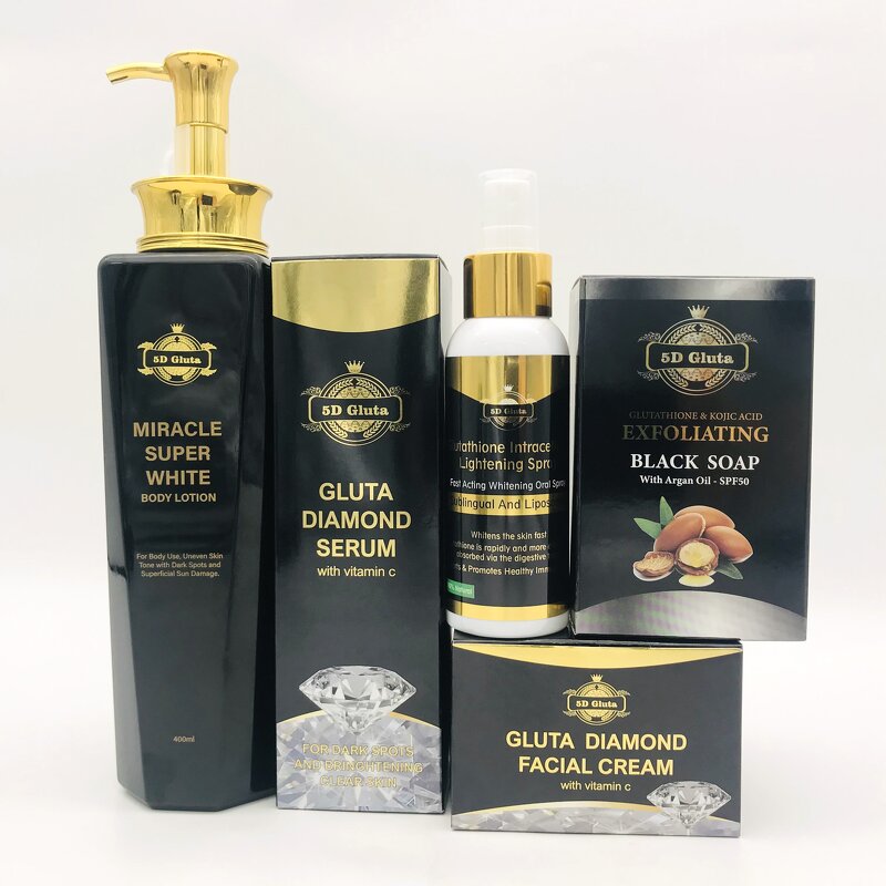 Miracle Skin Set - Manufacturer 5 Days Whitening Glutathio Bleaching African Body Lotion