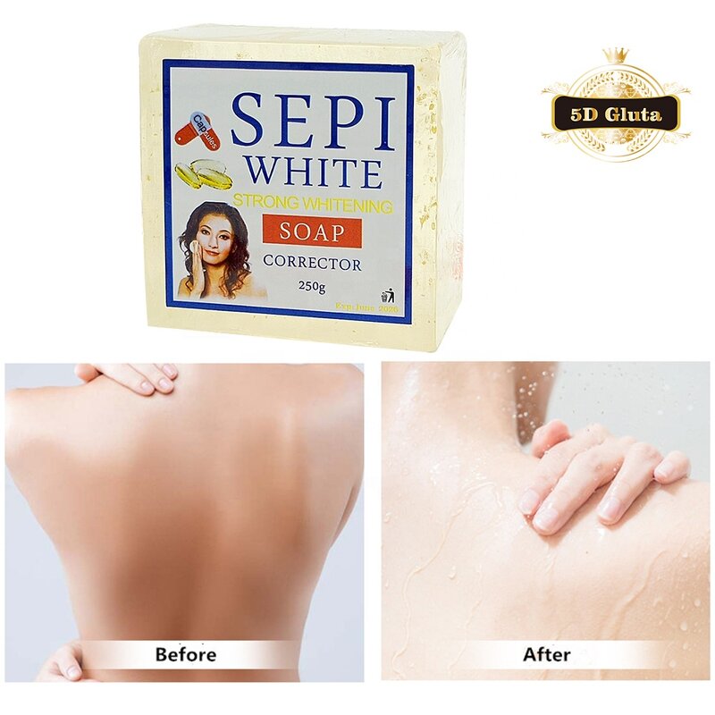 Sepi White Soap - Manufacturer 5D Gluta Strong Whitening Corrector Even Tone Nourishing