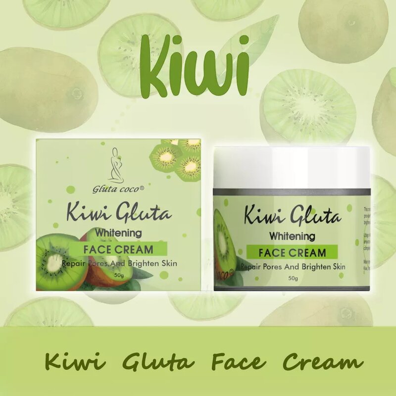 Kiwi Gluta Facial Set - Manufacturer Custom Brightening Bleaching Cream Lotion Serum