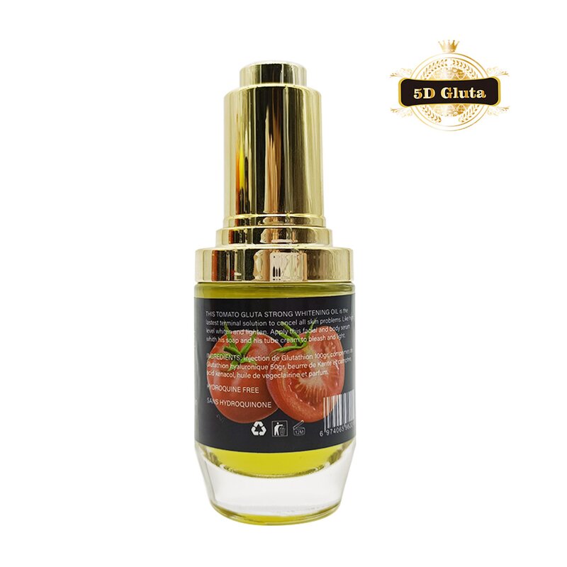 Tomato Gluta Serum - Manufacturer 5D 5 Days Vitamin C Strong Whitening Effect Serum
