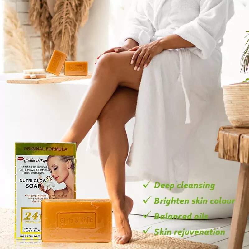 24K Gold Soap - Manufacturer Skin Lightening Glutathio Vitamin A Dark Spot Remover