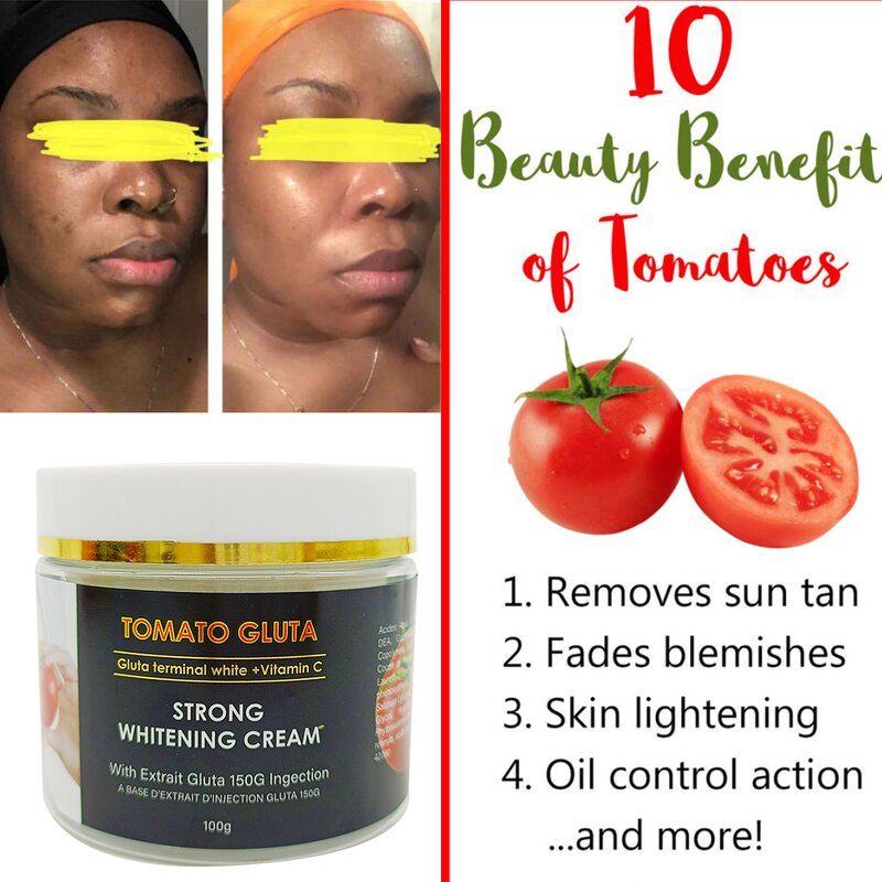Tomato Gluta Cream - Manufacturer 5 Days Vitamin C Terminal White Strong Whitening