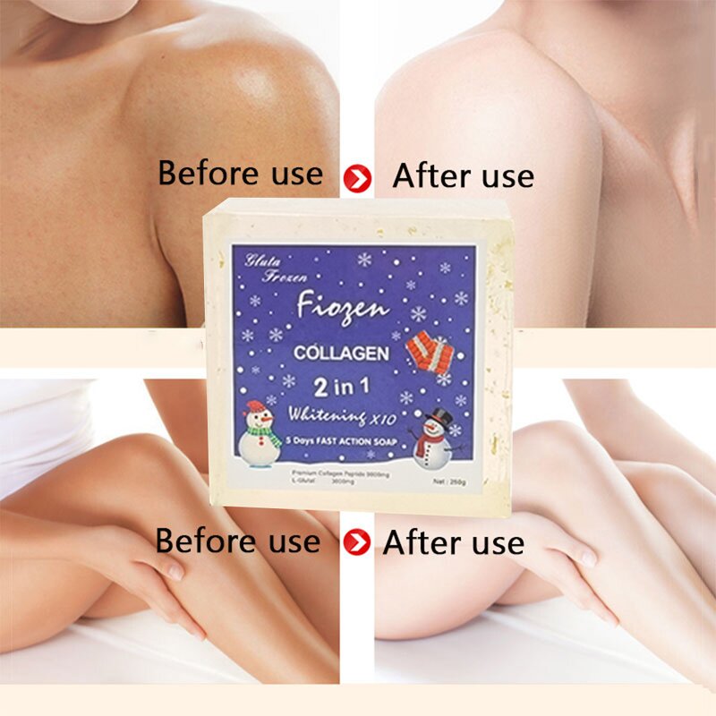 Frozen Collagen Soap - Manufacturer 2 in 1 5D Gluta Fast Action Anti Tache 50g