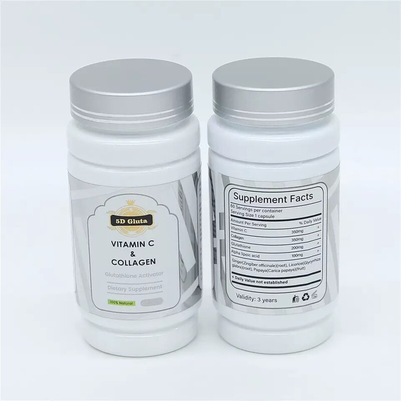 5D Gluta Capsules - Manufacturer Skin Whitening Healthcare Glutathio Gel Supplement