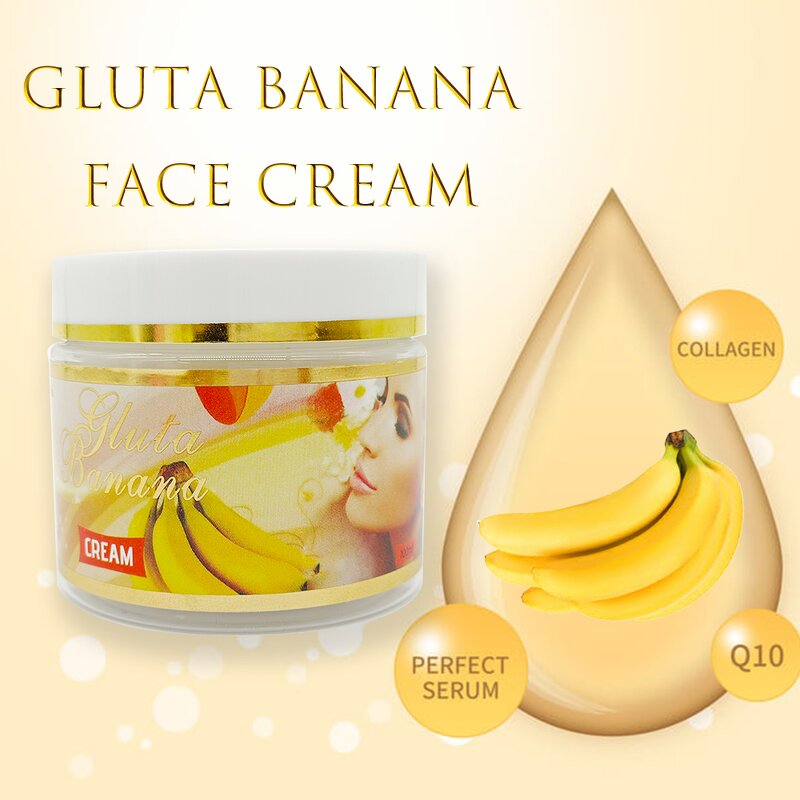 Banana Face Cream - Manufacturer Gluta Whitening Dark Spots Pimples Stretch Marks