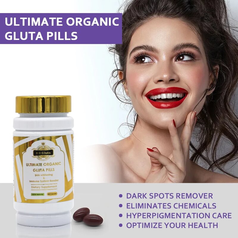 5D Gluta Pills - Manufacturer Ultimate Organic Whitening Immune Antioxidant Capsule
