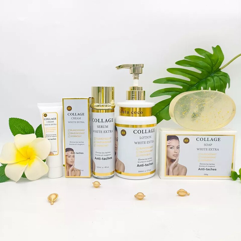 Collagen Skin Set - Manufacturer Private Label Wholesale Whitening Brightening Black Women