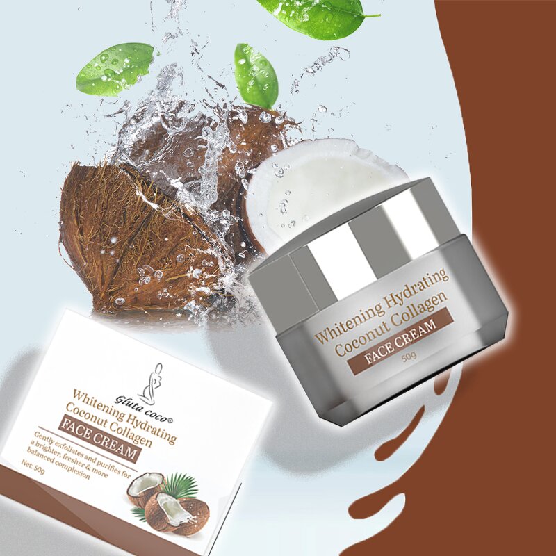 Coconut Facial Kit - Manufacturer OEM Whitening Collagen Anti-wrinkle Firming Skin Set