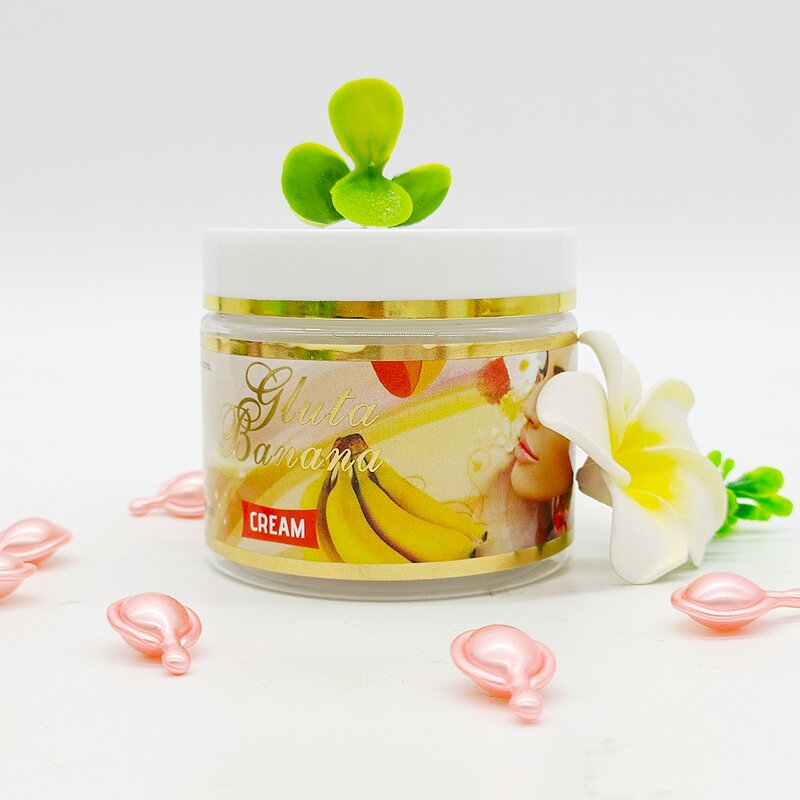 Banana Face Cream - Manufacturer Gluta Whitening Dark Spots Pimples Stretch Marks