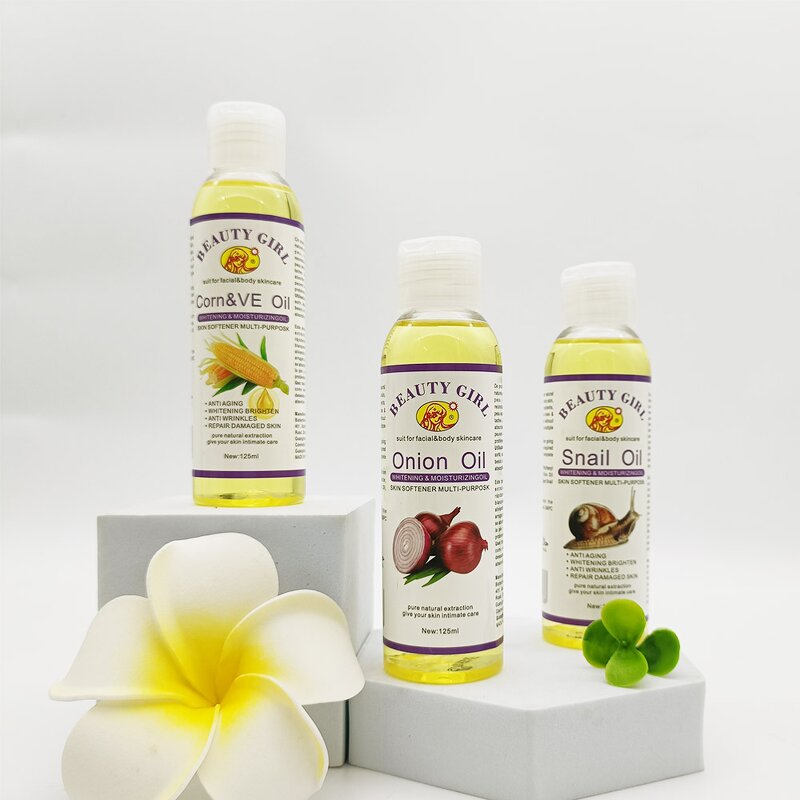 Body Oil Set - Manufacturer Ten Kinds Moisturize Whitening Mineral Oil 125ML Black Skin