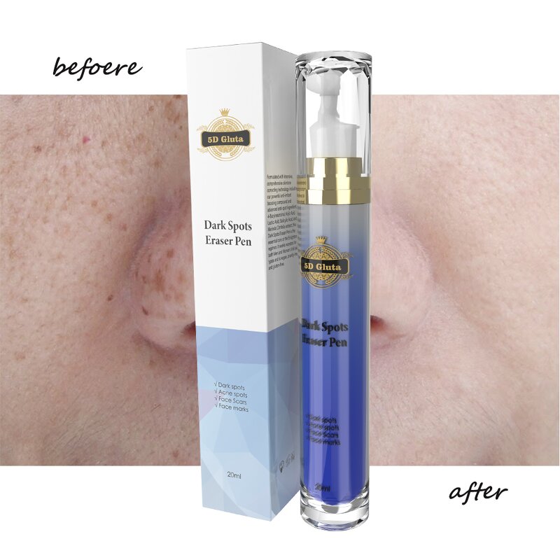 5D Gluta Roller Pen - Manufacturer 20ml Removing Dark Spots Acne Scars Face Mark