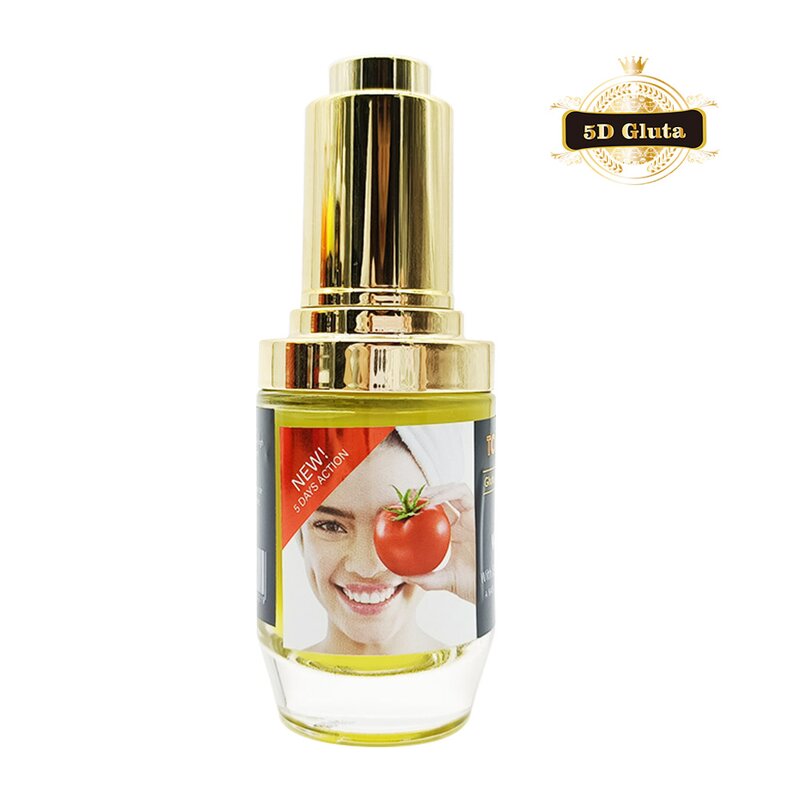 Tomato Gluta Serum - Manufacturer 5D 5 Days Vitamin C Strong Whitening Effect Serum
