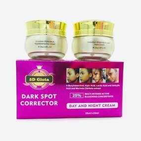 5D Gluta Day Night Cream - Manufacturer Dark Spot Corrector Remove Melanin Knuckle