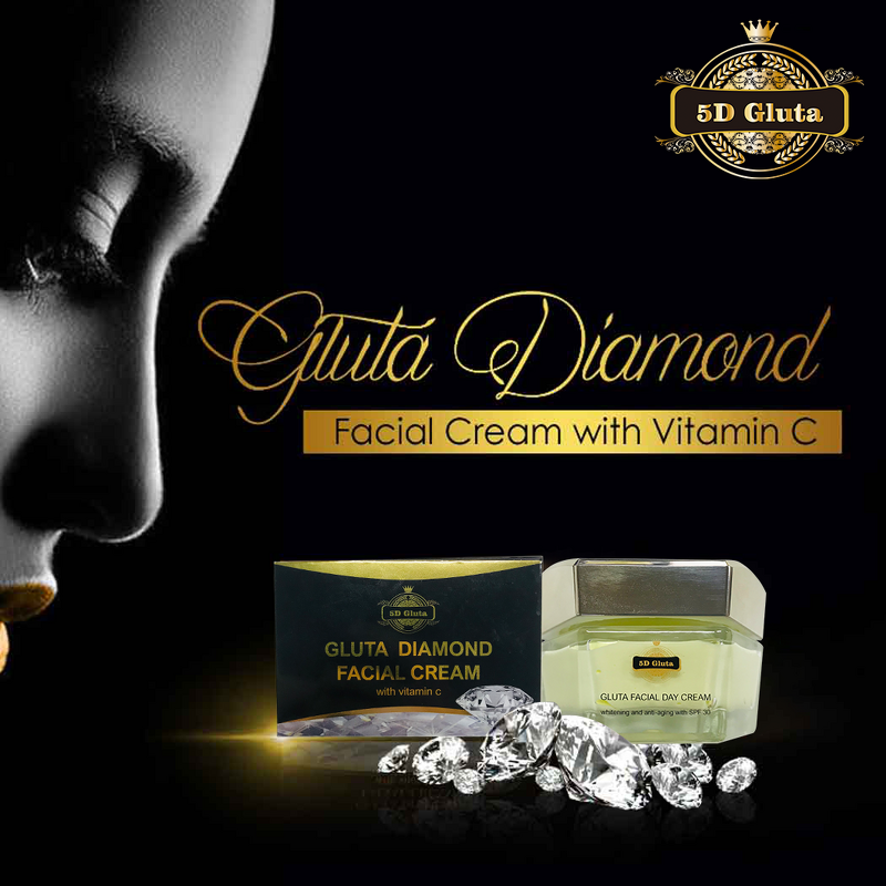 Diamond Facial Cream - Manufacturer Vitamin C Whitens Brightens Reduces Dark Spots