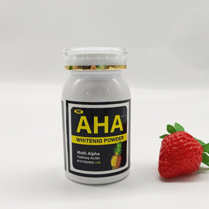 AHA Whitening Powder - Manufacturer Eliminating Wrinkles 100g for Black Skin