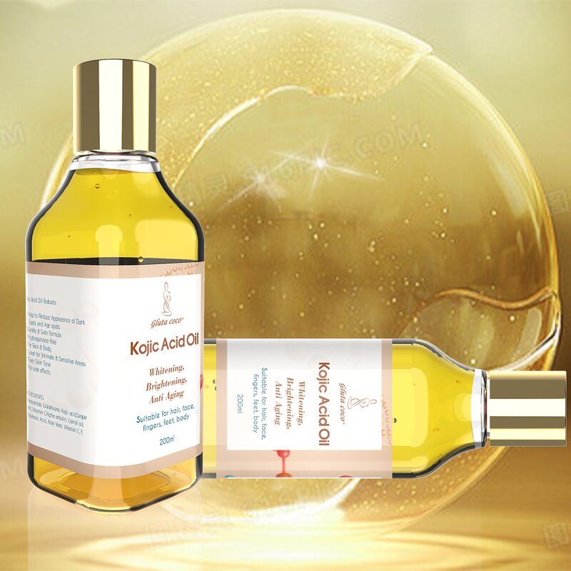 5D Gluta Kojic Oil - Manufacturer Whitening Brightening Anti Aging Organic 200 ml