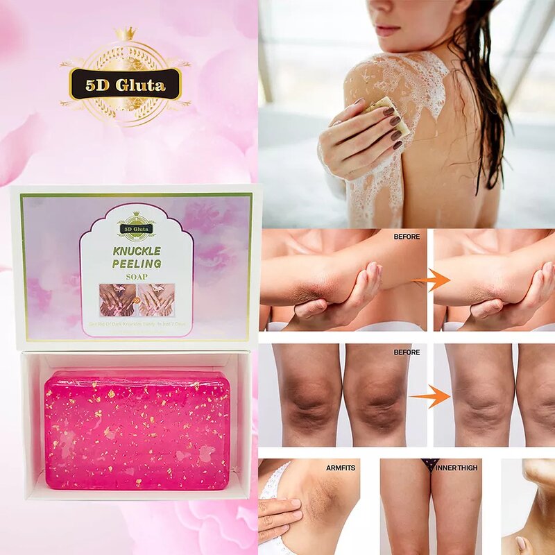 Bleaching Soap - Manufacturer Savon Noir Blanchissant Knuckle Peeling Handmade