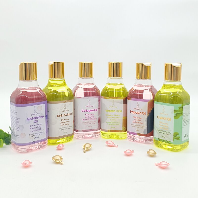5D Gluta Body Oil - Manufacturer Whitening Firming Moisturizing Anti-oxidant Organic