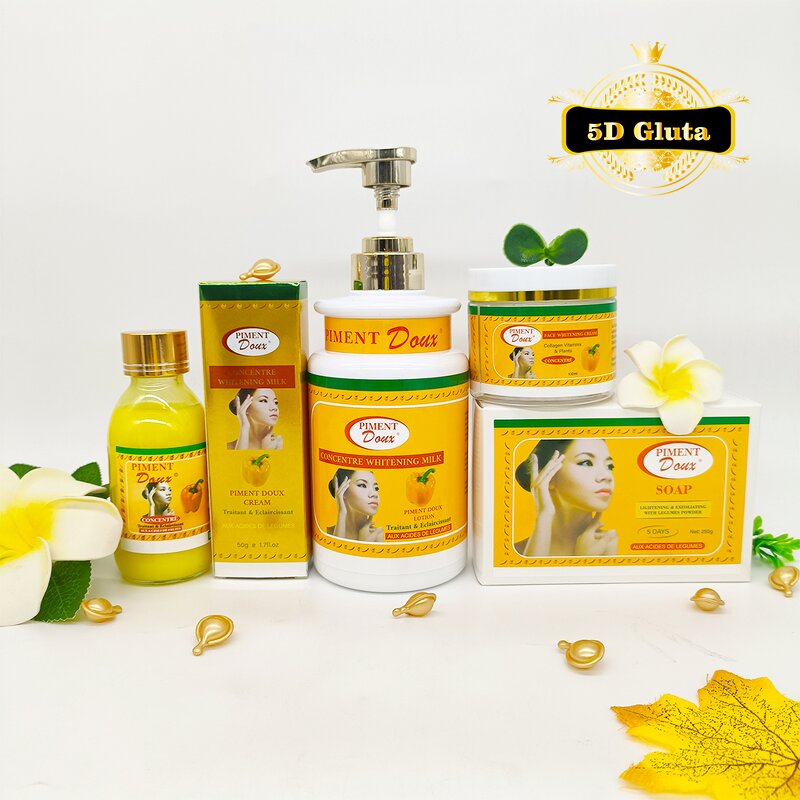 Piment Doux Set - Manufacturer 5 Days Lightening Exfoliating Legumes Powder Blemishes