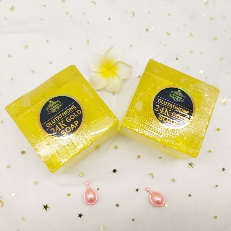 24K Gold Soap - Manufacturer Gluta Collagen Whitening Moisturizing Black Skin