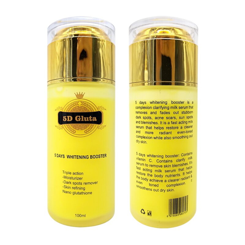 5D Gluta Skin Set - Manufacturer 7 Days Super Whitening Bleaching African Half Cast