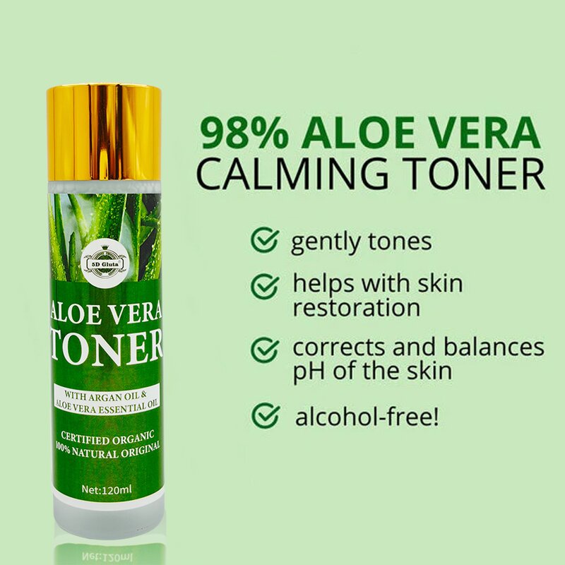 Aloe Vera Toner - Manufacturer OEM Private Label Repair Itching Swelling Acne Scar