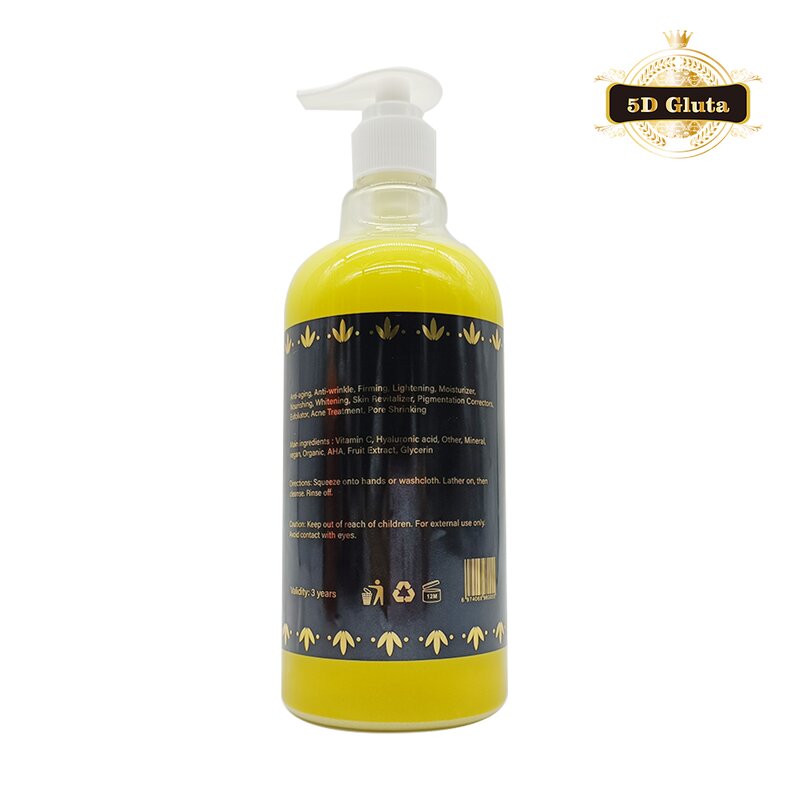 5D Gluta AHA Shower Gel - Manufacturer Beauty Skin Firms Tight Fast Action