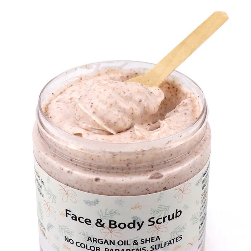 Shea Butter Scrub - Manufacturer Argan Oil Moisture Gentle Face Body 230g