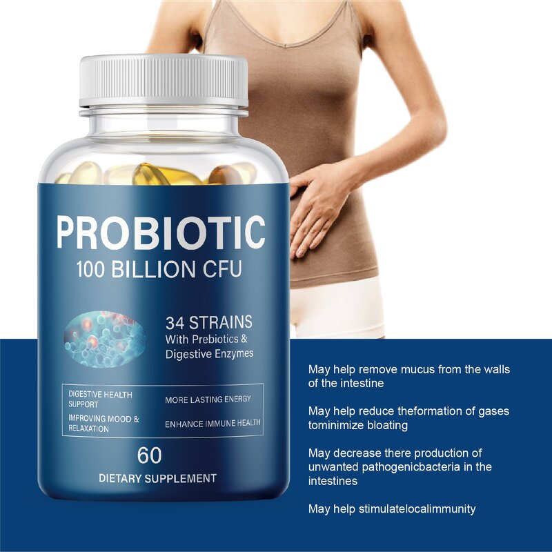 Probiotics Capsules Manufacturer - HOT OEM Digestive Enzyme Complex Softgel
