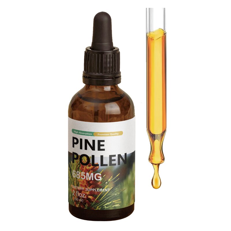 Pine Pollen Tincture Manufacturer - Natural Sugar Free Antioxidant Liquid