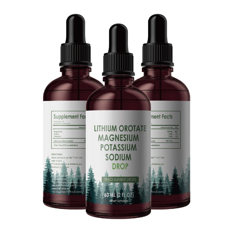 Lithium Drops Manufacturer - OEM Private Label Ionic with Magnesium Sodium