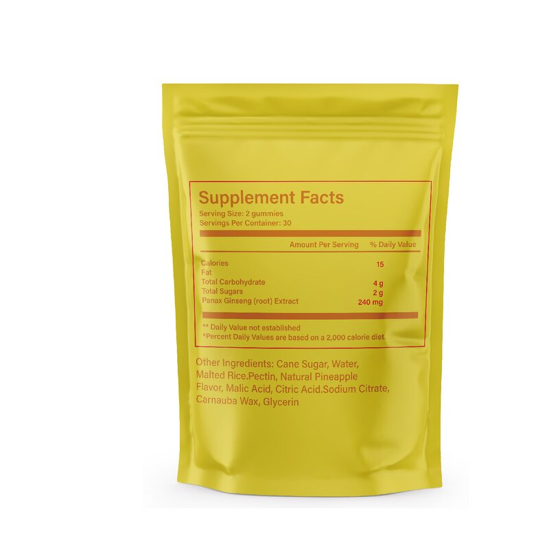 Red Ginseng Gummies Manufacturer - OEM Korean Panax for Energy & Memory