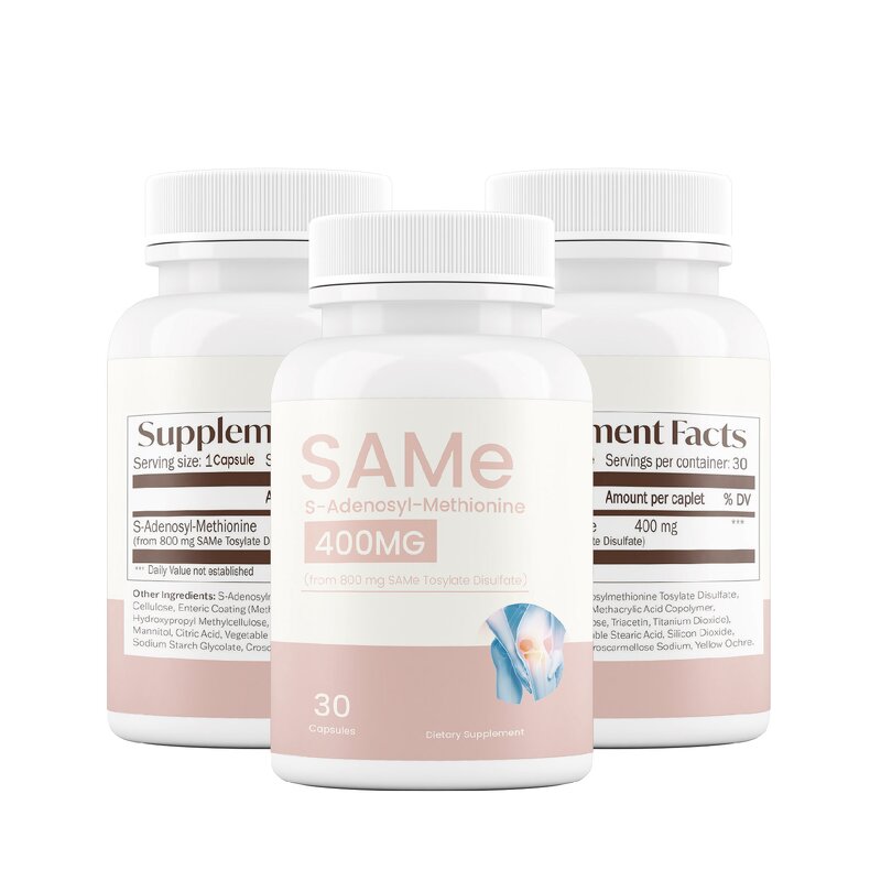 SAM-e Supplement Manufacturer - S-Adenosyl-L-Methionine 400mg for Joint Brain