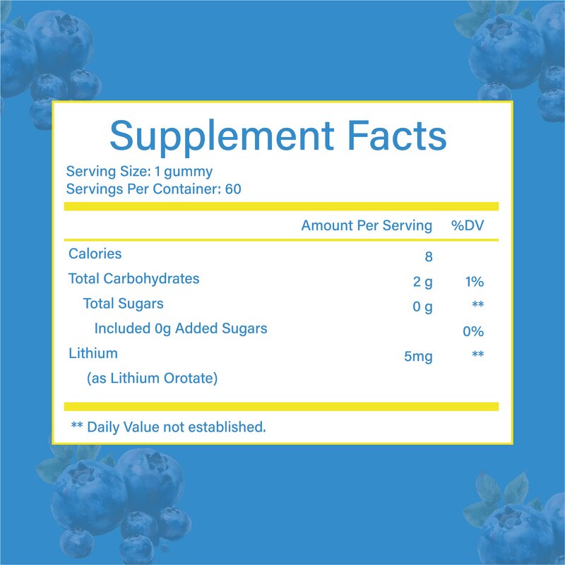 Lithium Orotate Gummies Manufacturer - HUAQING OEM Private Label 5mg Sugar Free
