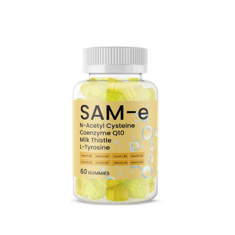 SAM-e Gummies Manufacturer - with L-Tyrosine B Complex & NAC CoQ10