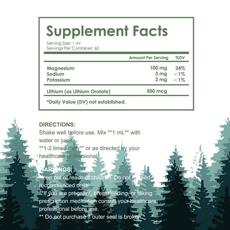 Lithium Drops Manufacturer - OEM Private Label Ionic with Magnesium Sodium