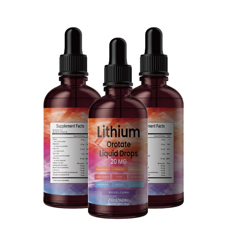 Lithium Orotate Drops Manufacturer - OEM Private Label 20mg 11-in-1