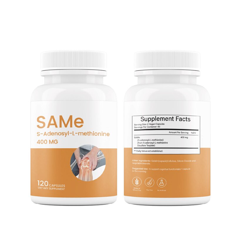 SAM-e Capsule Manufacturer - OEM Private Label 400mg for Mood Liver Joint